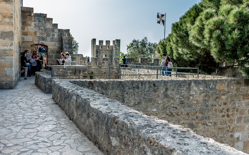 Walking Along the Castle Wall