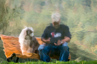 Della and Her Dad Reflecting