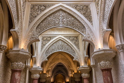 Intricate Arches Inside Monserrate