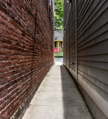 A Line Down an Alleyway 