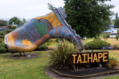 World's largest gumboot, Taihape, New Zealand