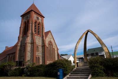 Whale bone arch, Stanley
