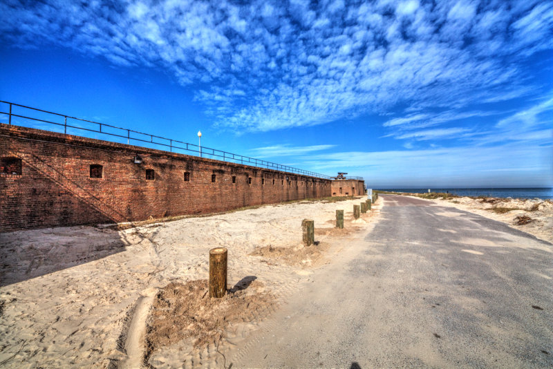 Fort Gaines, Sea Face
