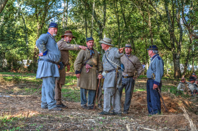 Confederate Officers, Chickamauga