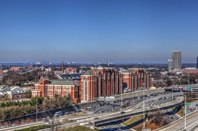 View From the Balcony, 400 West Peachtree Street