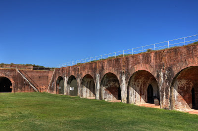 Fort Morgan, Interior