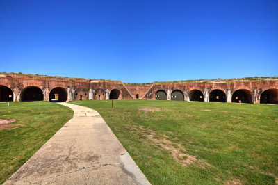 Fort Morgan, Interior
