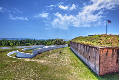 Fort Barrancas, East Face And Water Battery