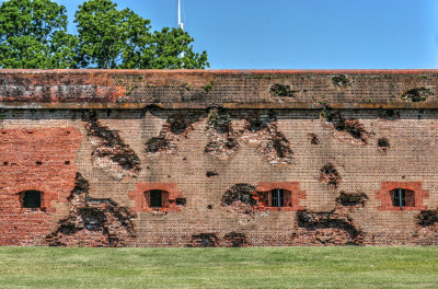 Fort Pulaski 3, Showing Damage From Federal Bombardment