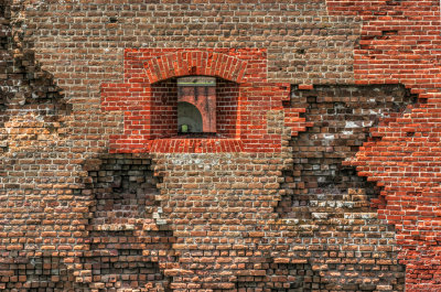 Fort Pulaski 8, Closeup of Damage From Union Bombardment