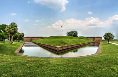 Fort Pulaski, Large Ravelin Protecting The Gorge