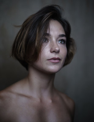 Dramatic portrait