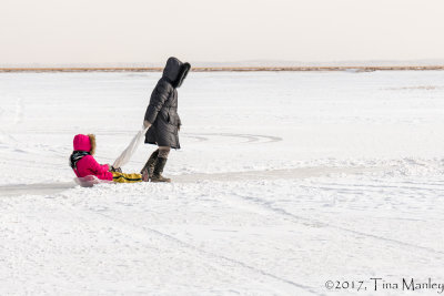 Plastic Bag Sled