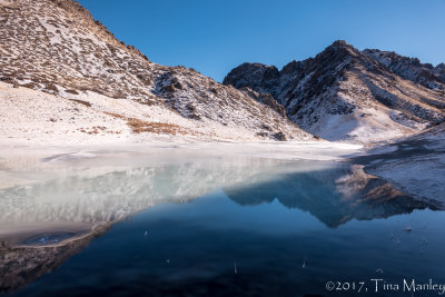 Glacier in Gobi Gurvansaikhan National Park 