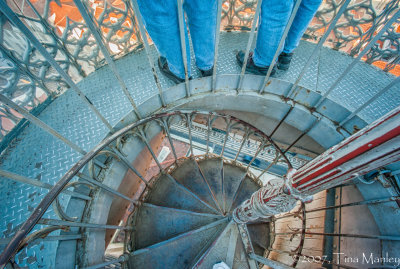 Spiral Staircase over Lisbon, Portugal