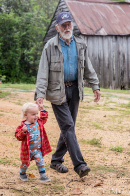 Red and Granddad, Early Morning!