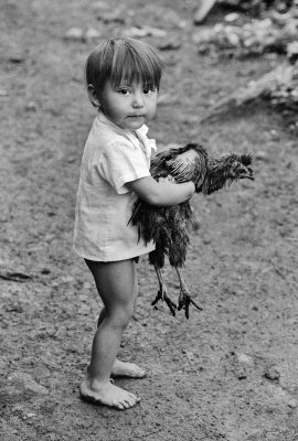 Tony with Rooster