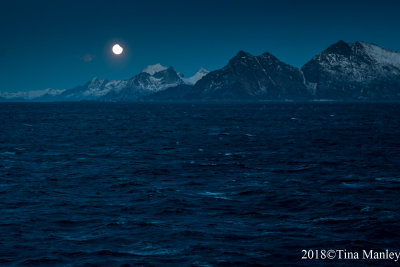 Lunar Eclipse from Hurtigruten Ship