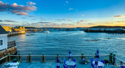 Sunset from Inn on the Harbor