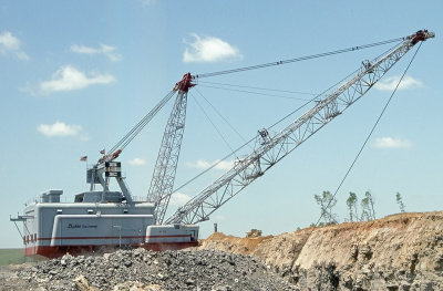 Skyline Coal Company Bucyrus Erie 1300W (Glady Fork Mine)