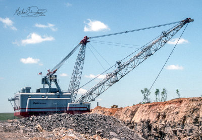 Skyline Coal Company Bucyrus Erie 1300W (Glady Fork Mine)