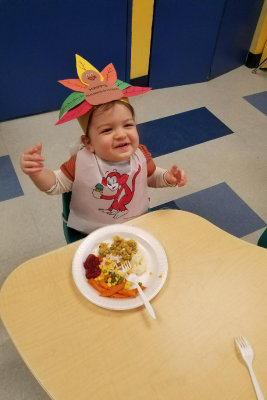 Thanksgiving lunch at school....