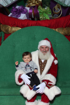 Santa's out there early