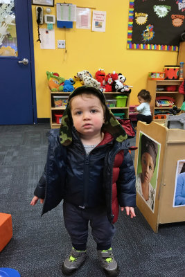 at day care...