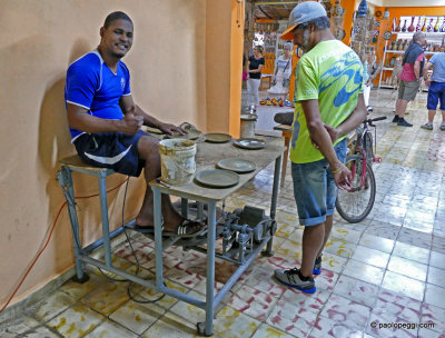 Hands made pottery, Trinidad,Cuba