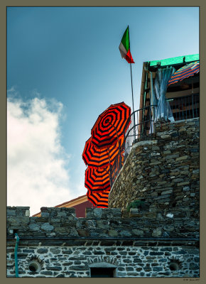 16 Umbrellas at Vernazza