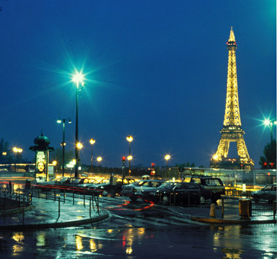 Rainy Night in Paris
