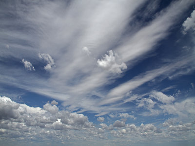Wind Streaked Clouds*Credit*