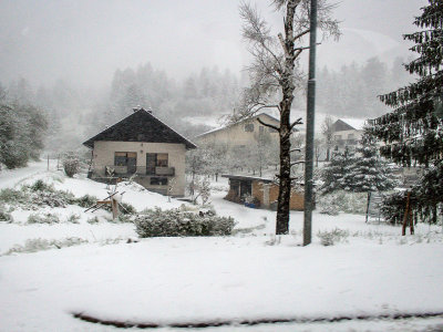 Snowing in Slovenia*Credit*