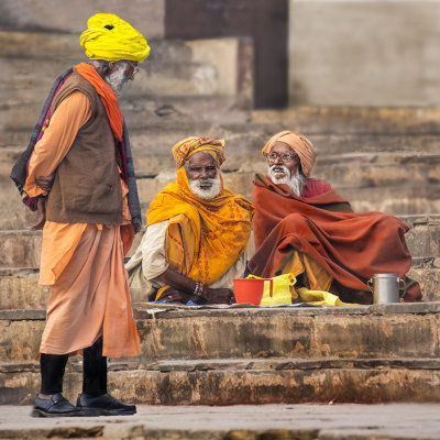 Holymen at the Ganges*Merit*