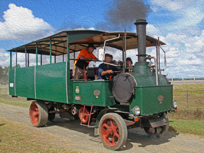Old Timer Steam Bus