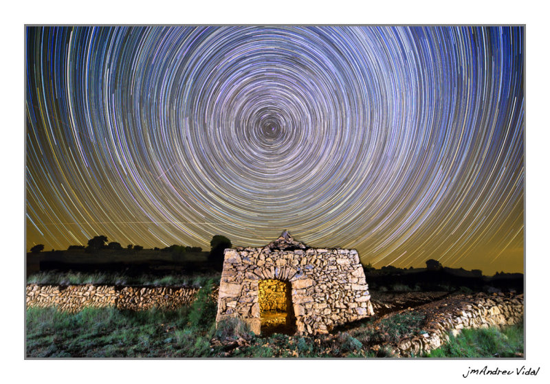 Circumpolar a la barraca de les Planes. Bel (Baix Mestrat)