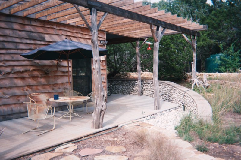 Rear patio