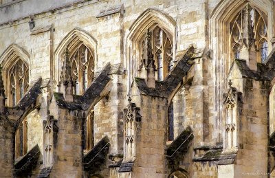Winchester Cathedral Flying Buttresses