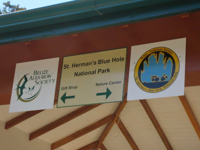 After leaving Crystal Paradise Resort,
we made our way to St. Herman's Blue Hole National Park.