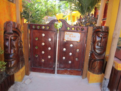 The entry to the inner courtyard at Seaside Cabanas
