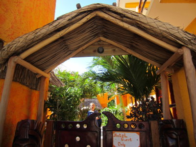Entry arch at Seaside Cabanas