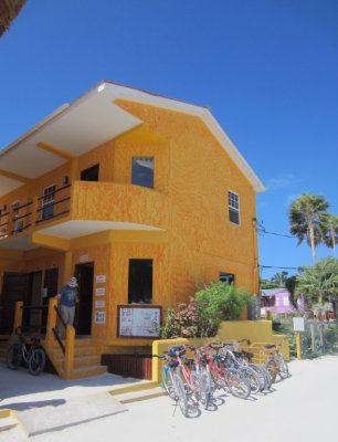 Bicycles are a common mode of transportation
on Caye Caulker, Belize, C.A.