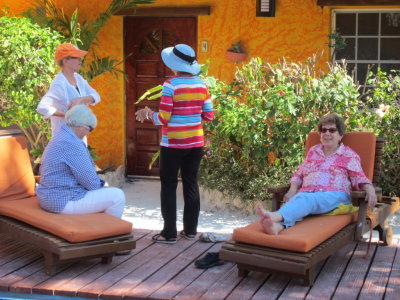 Deb, Marilyn, Gretta and Betty
Seaside Cabanas, Belize, C.A.