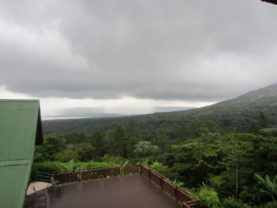 Roof, clouds and deck
at Arenal Lodge