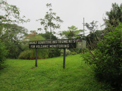 Volcanic monitoring station