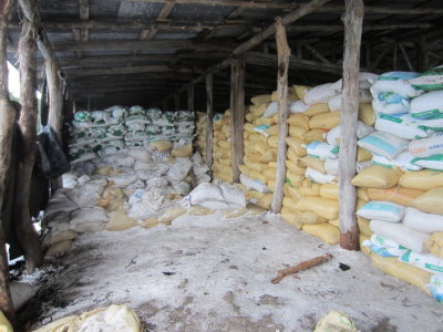 Salt from the salt ponds