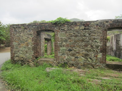 Abandoned building at sugar mill ruins at Speyside
near Blue Waters Inn, Tobago, TT