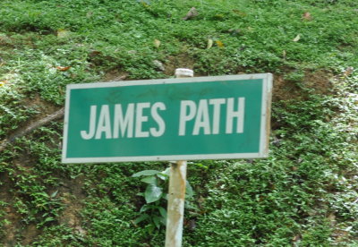 James Path sign