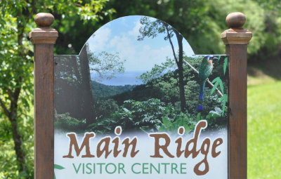 Visitor Center sign