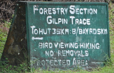 Gilpin Trace sign